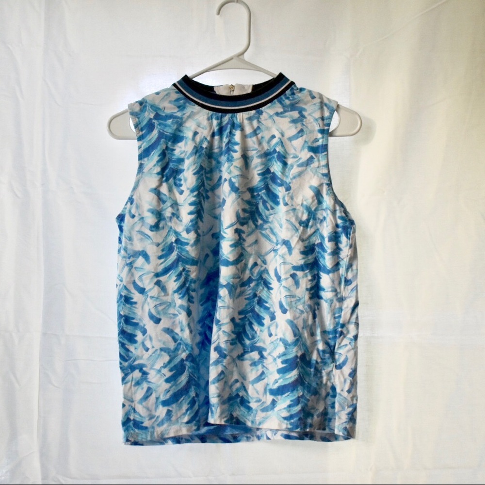 Tout à Coup - 15SS - Blue Floral Tunic